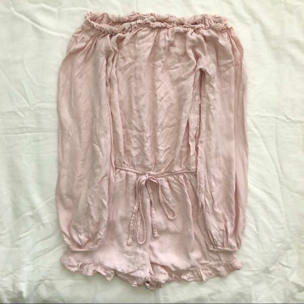 Brandy Melville Pink Gabriella Romper